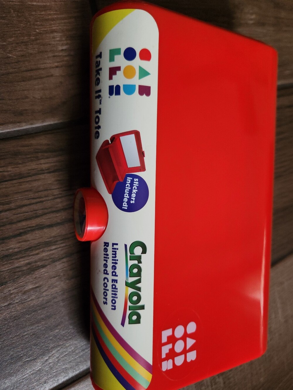 Bright Red Hard Plastic Storage Case